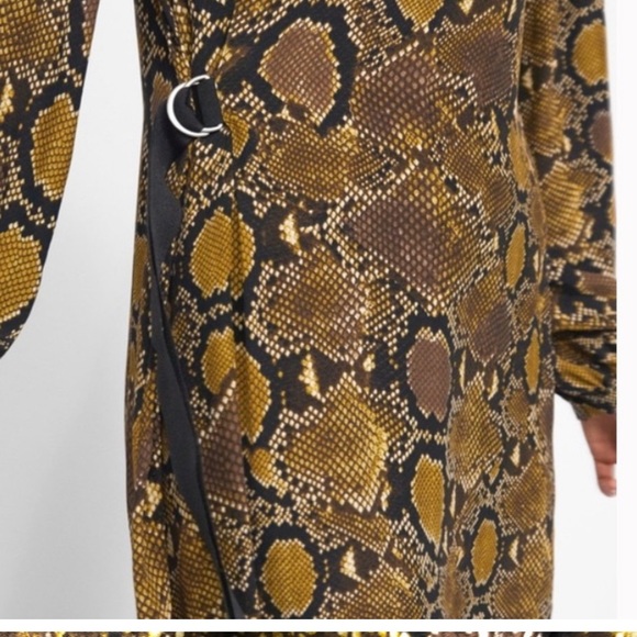 Zara snake print long sleeve dress - Picture 5 of 6